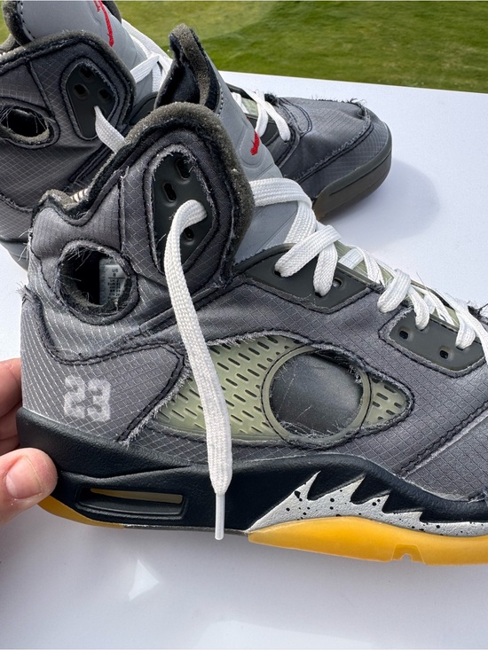 Nike Air Jordan 5 Retro Off-White Muslin
Custom Distressed Sneakers Men’s Size 8 main image 4